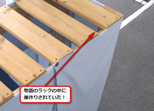蜂の巣物置板枠