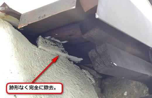 アシナガバチの巣完全撤去